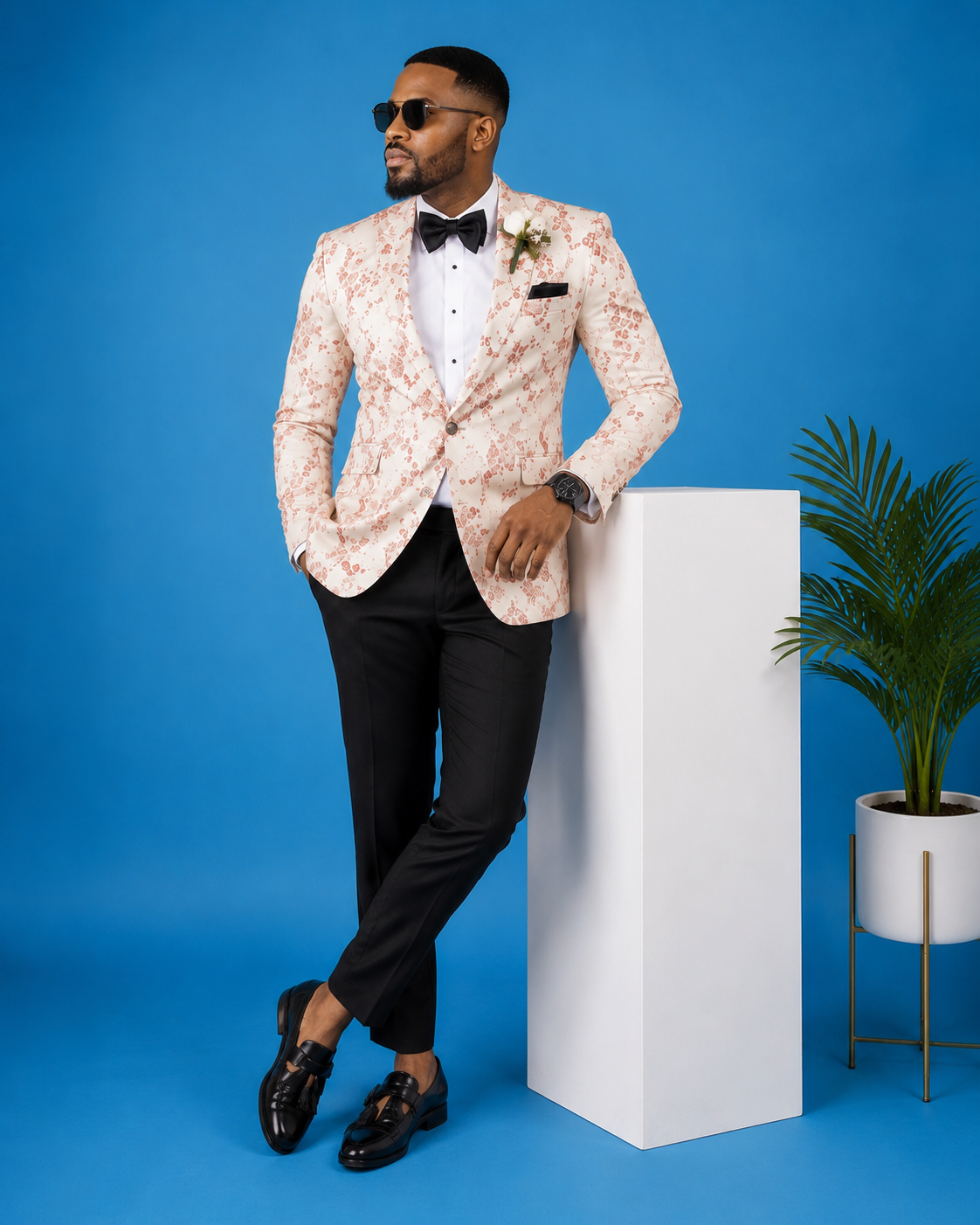 IBIM men's African print suit