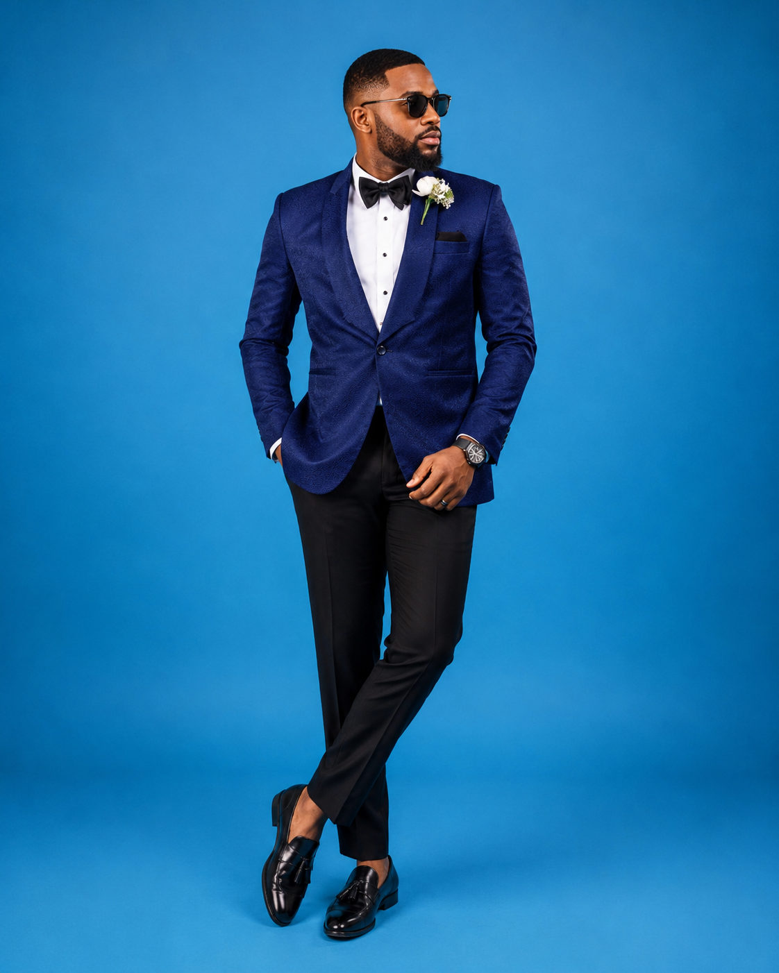 PRIYE men's African print suit