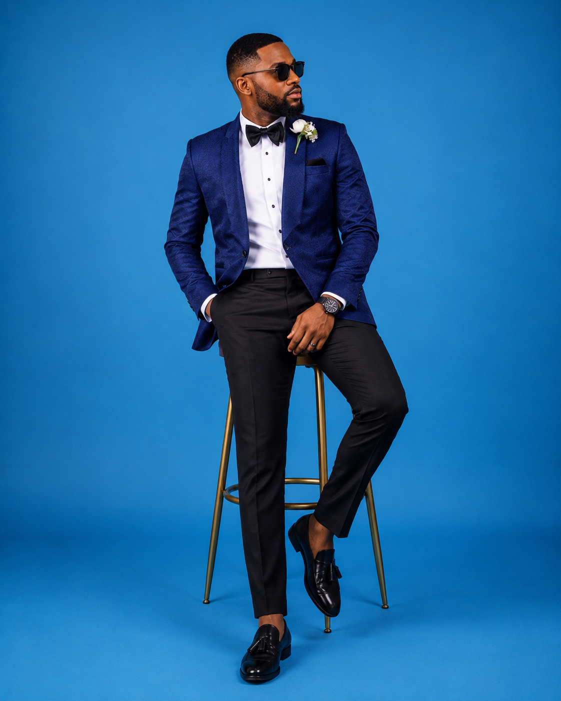 PRIYE men's African print suit